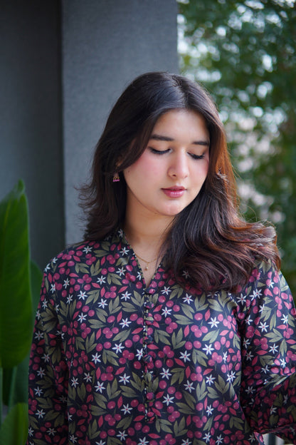 Farshi Shalwar Mahroon
